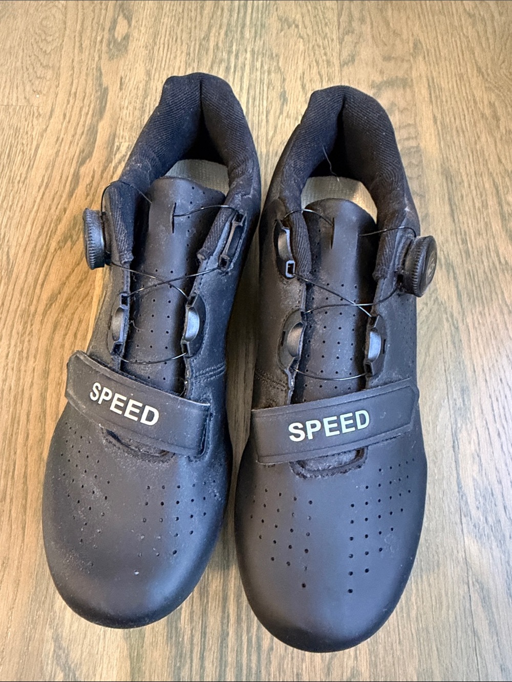 Men's Athletic Cycling Shoes — Black SPEED Closure